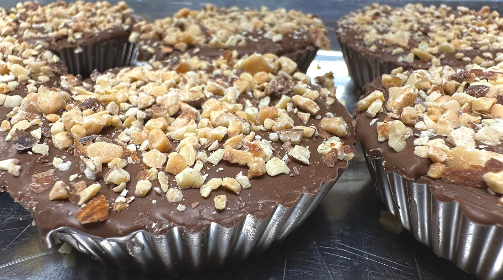 Jumbo Milk Chocolate “Nutty Almond” Peanut Butter Cups w/Bow