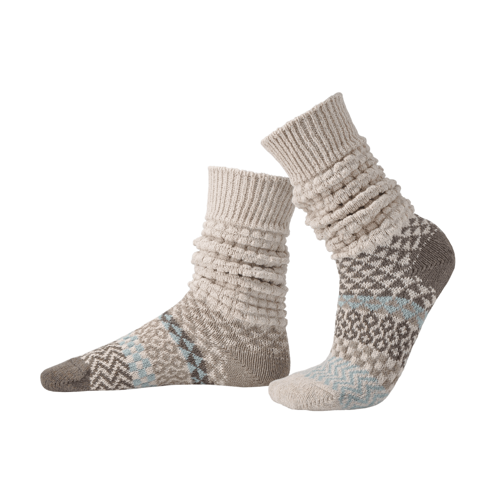 Slouch Socks - Seashell | Sustainably Made In The USA : Seashell / Small