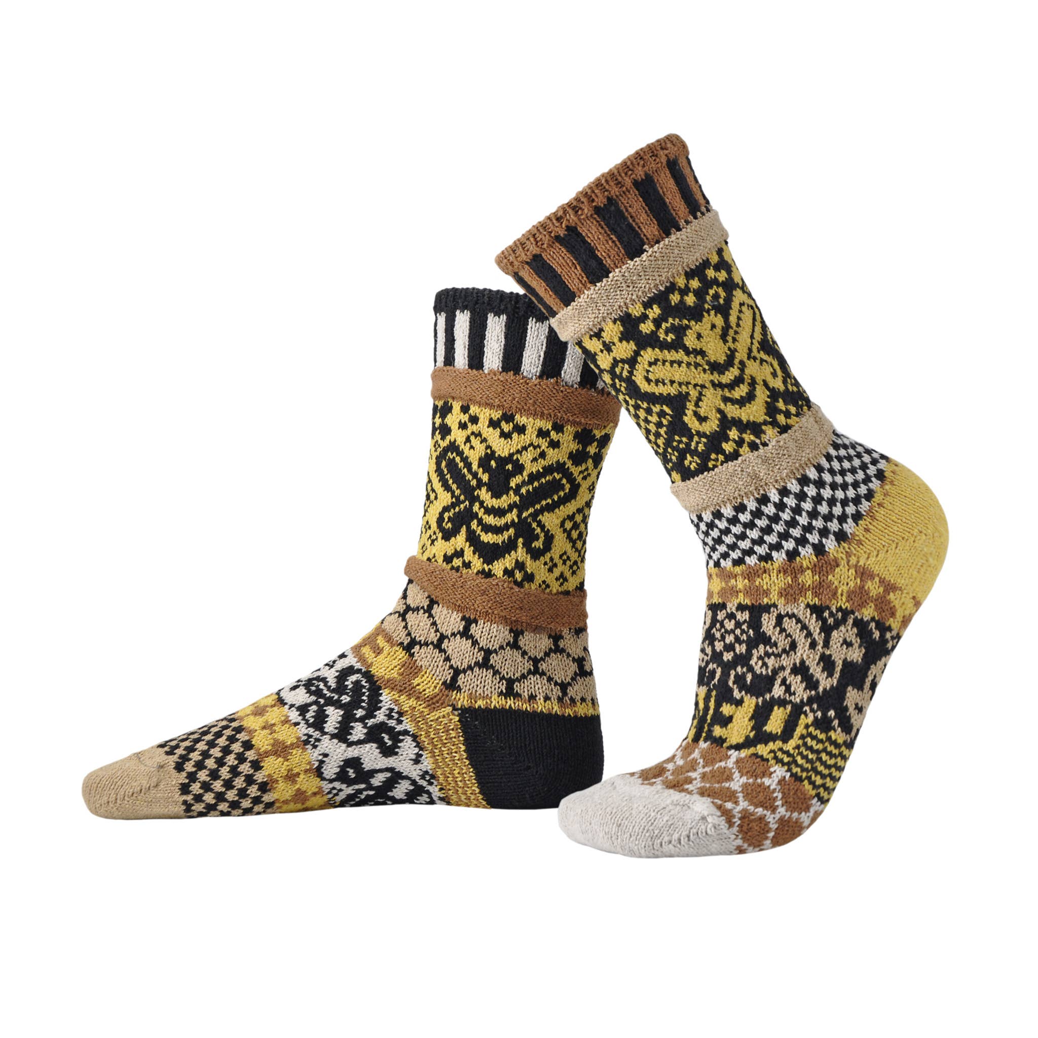Honey Bee Crew Socks | Give Back to Help Save Pollinators: Small (Women 6 - 8 / Men 5 - 7)