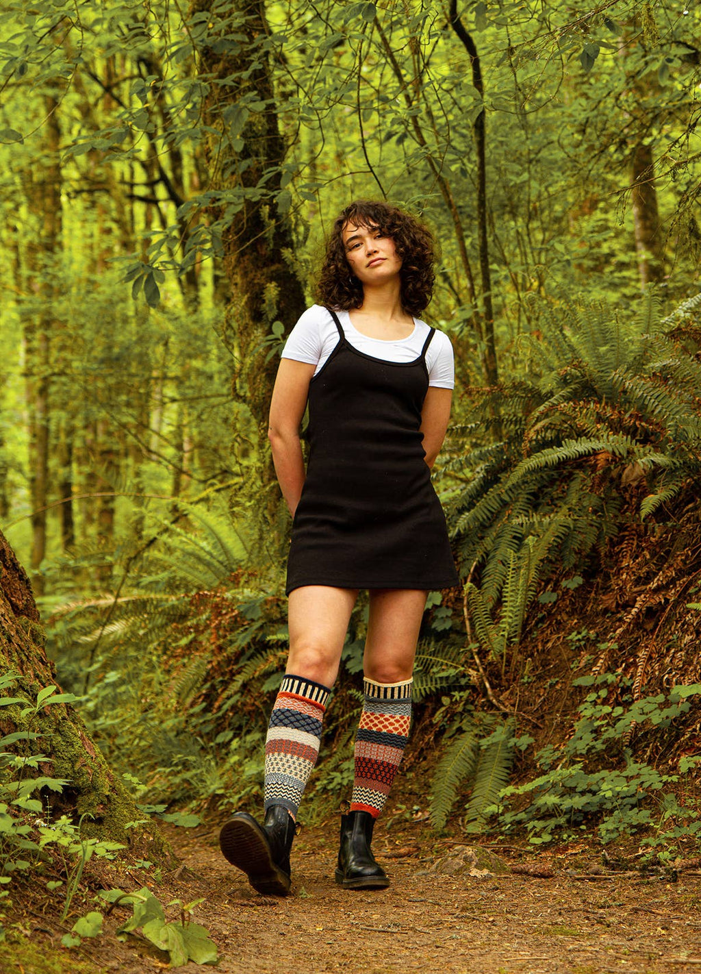 Nutmeg Adult Knee Socks | Sustainably Made in the USA: M (Women8-10/Men7-9)