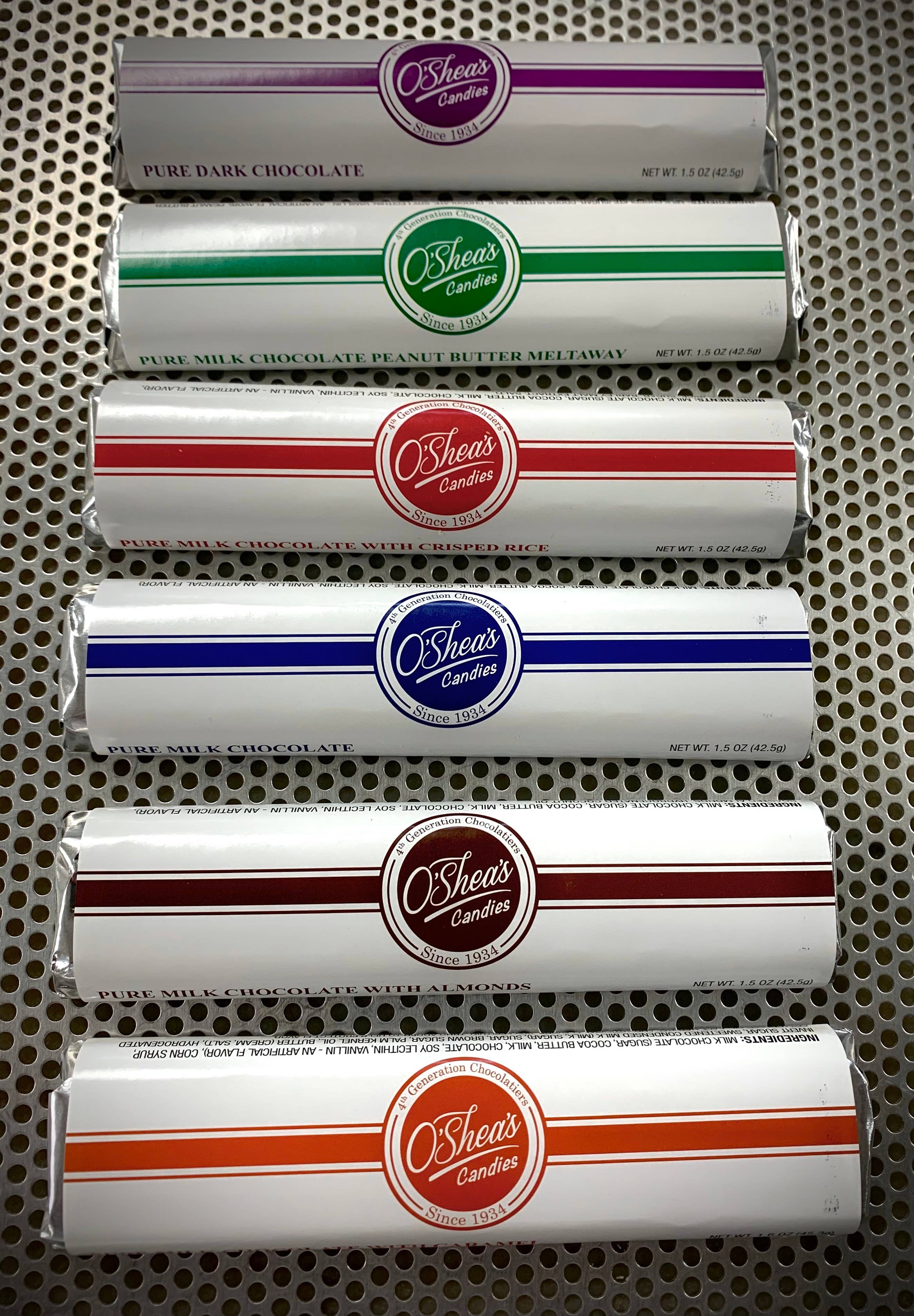 6 Pk O’Shea’s Candy Bar Variety Pack w/ Bow