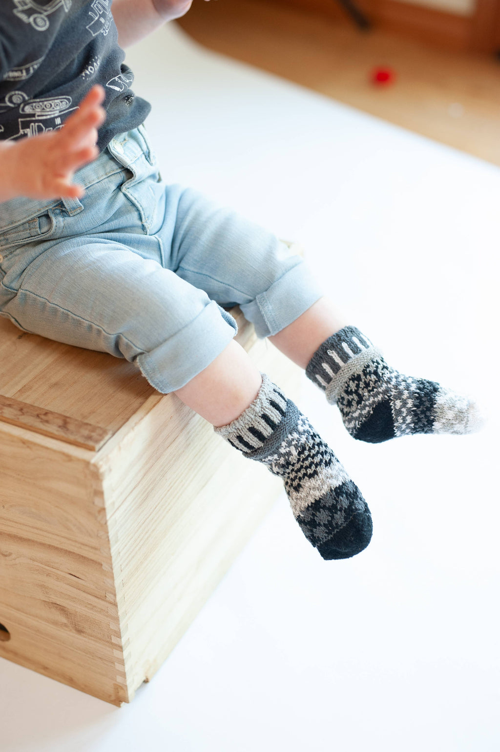 Moonlight Baby Socks | Eco-Friendly and Made in the USA: Small (3-12mo)