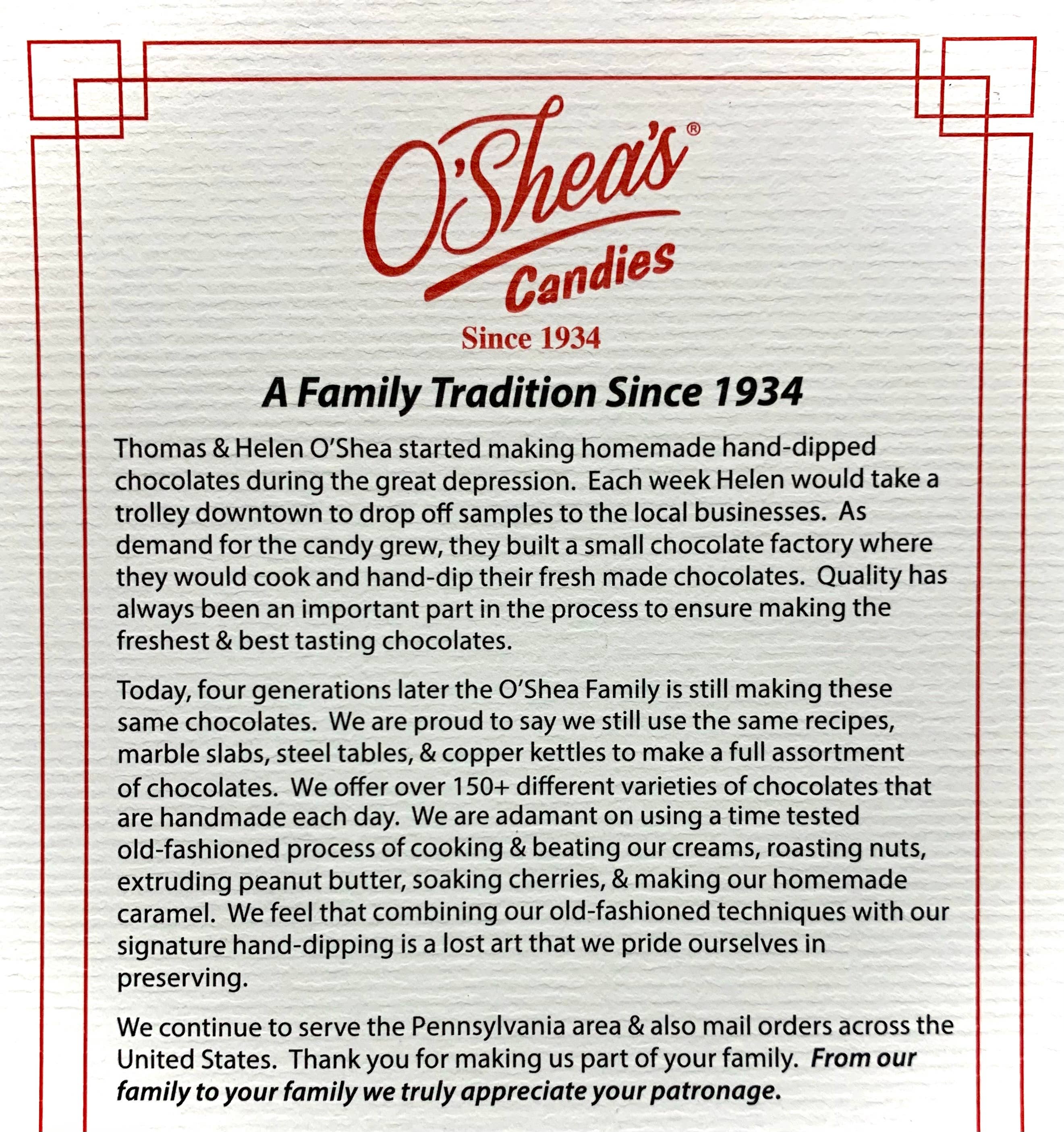 1/2LB Cordial Cherries Milk Chocolate - Window Box