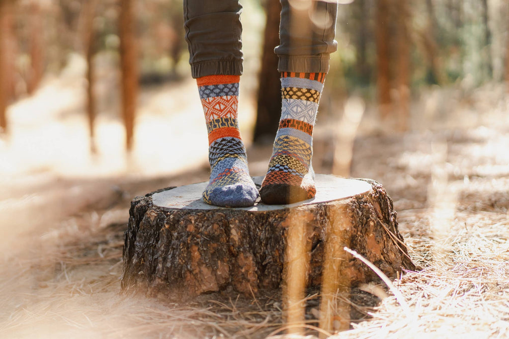 Ponderosa Wool Socks | Sustainably Made In The USA: M (Women 8-10/Men 7-9)
