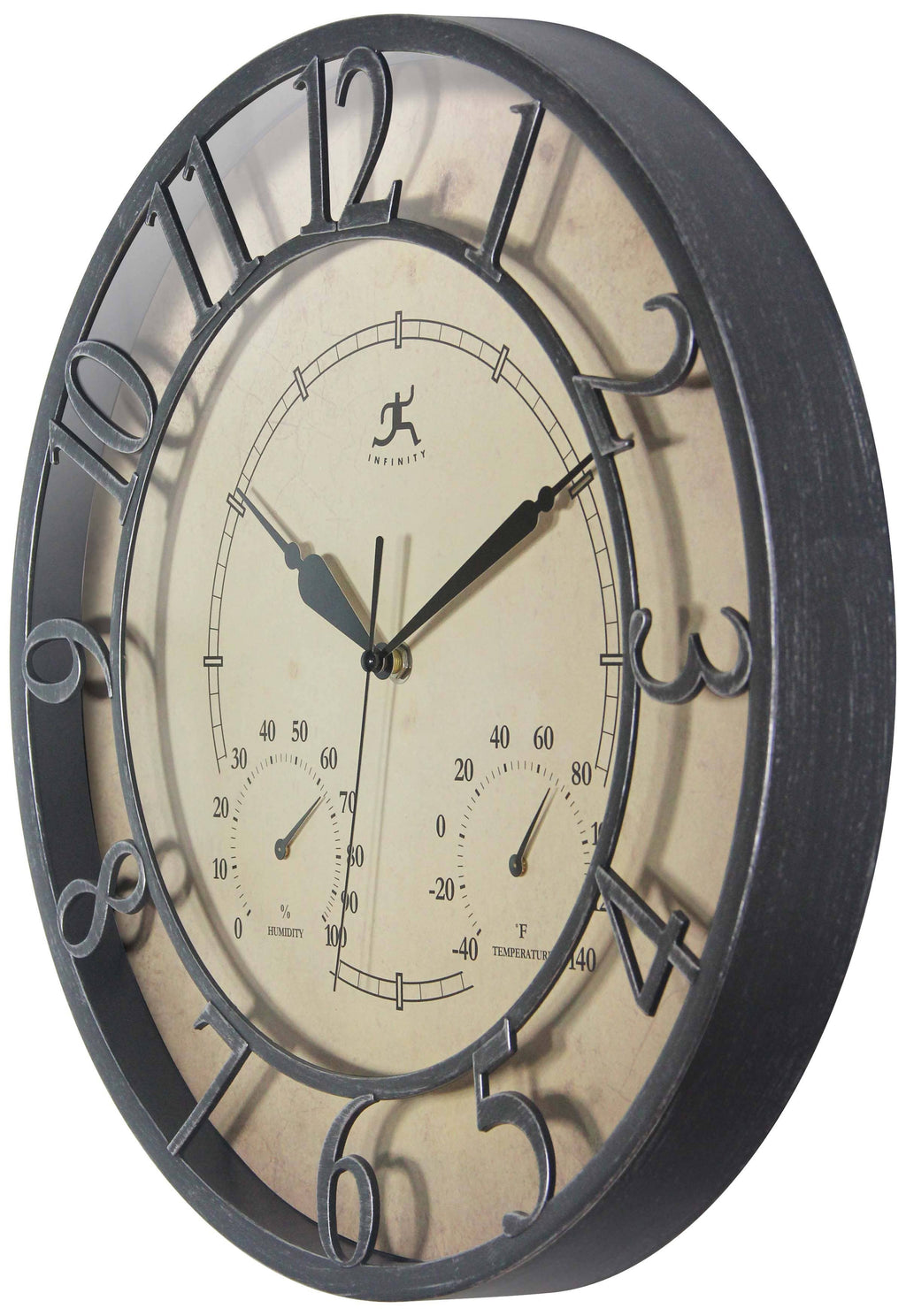 Round Yellow Indoor Wall Clock 8 Inch