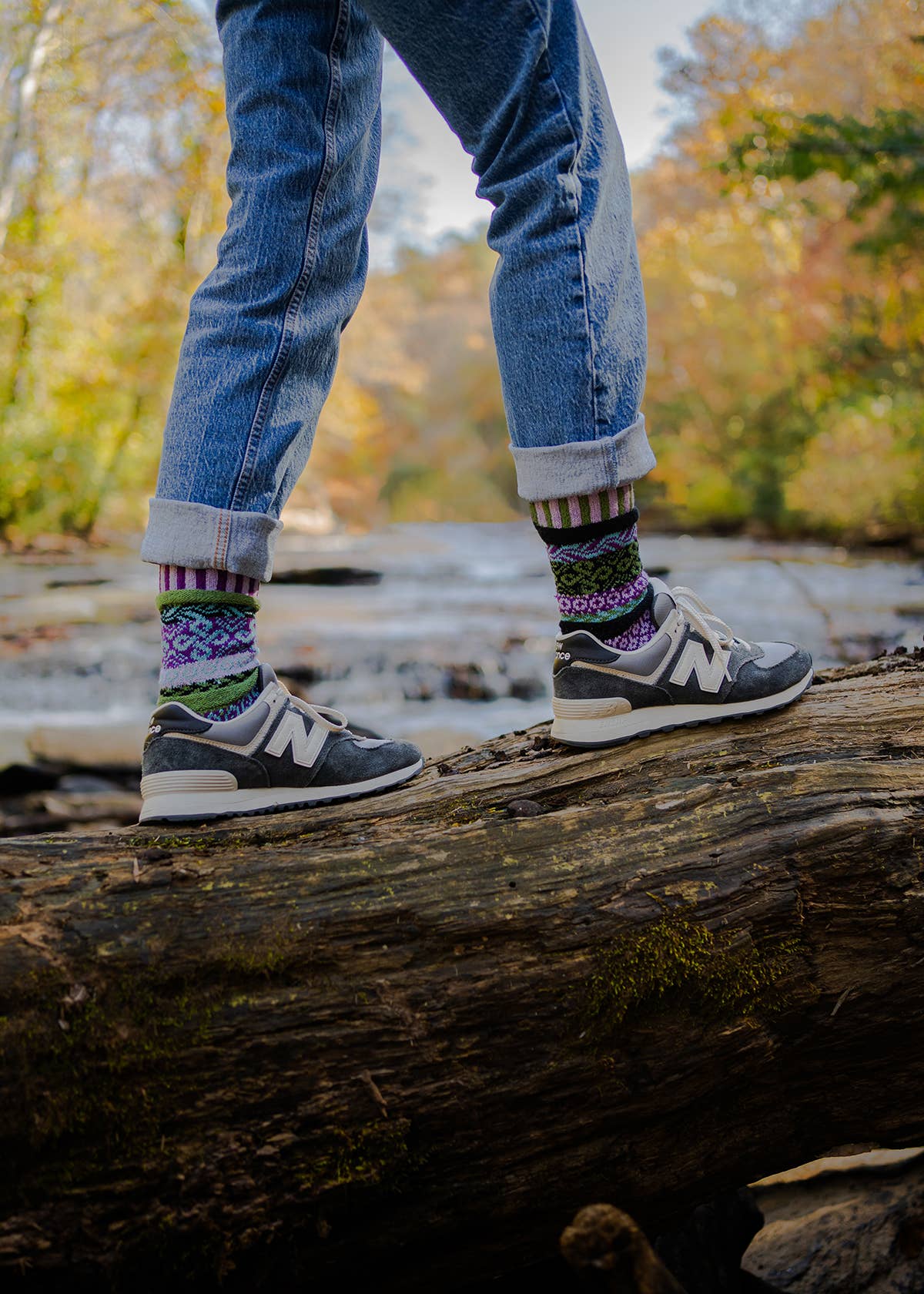 La Seine Crew Socks | Eco-Friendly & Made in the USA: S (Women6-8/Men5-7)