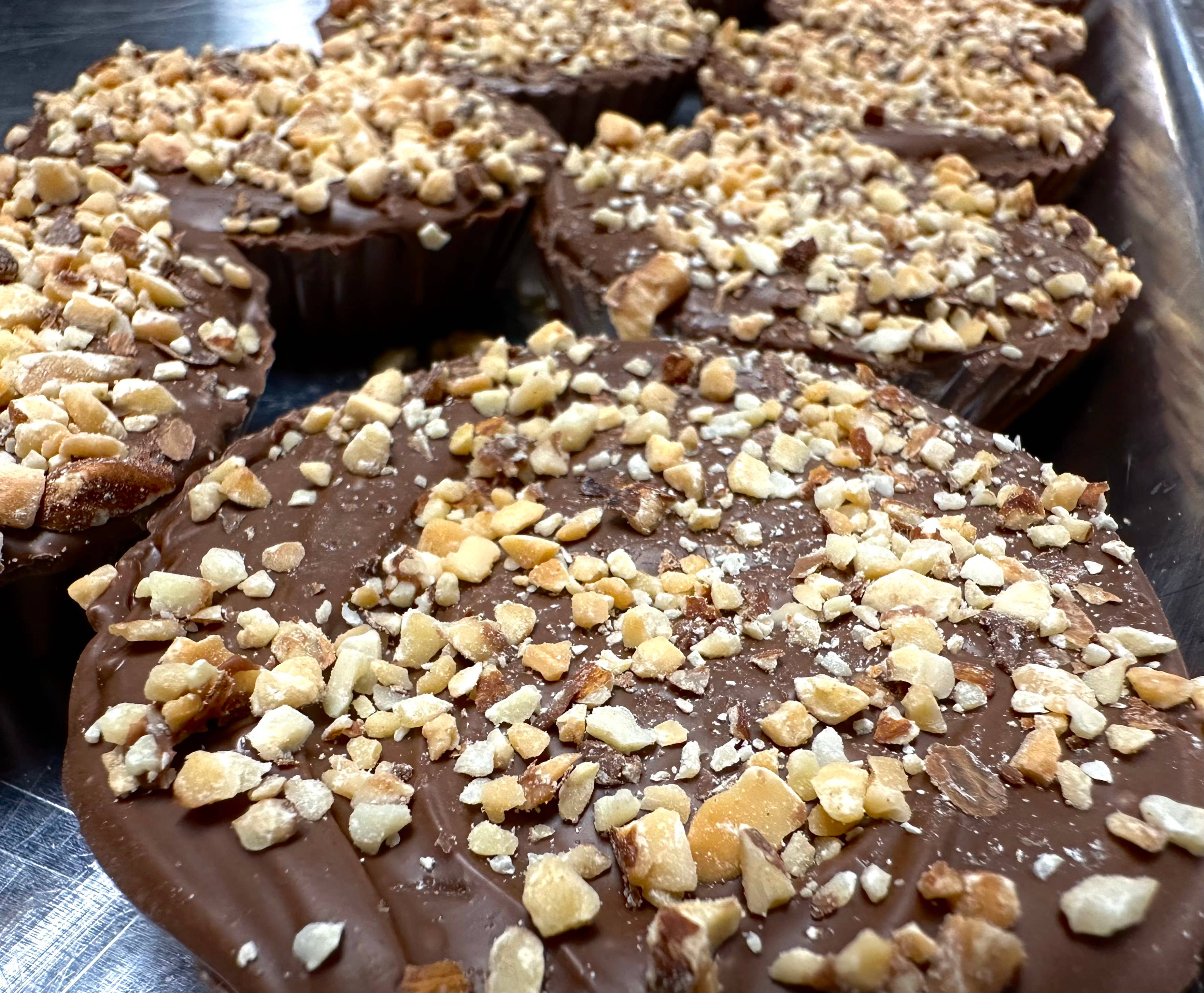 Jumbo Milk Chocolate “Nutty Almond” Peanut Butter Cups w/Bow