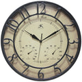 Round Yellow Indoor Wall Clock 8 Inch