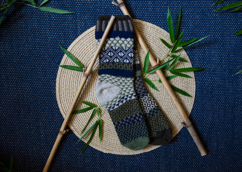Bamboo Wool Socks | Sustainably Made In The USA: M: Women 8 - 10 / Men 7 - 9