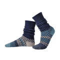 Slouch Socks - Cerulean | Sustainably Made In The USA: Cerulean / Small