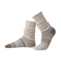 Slouch Socks - Seashell | Sustainably Made In The USA : Seashell / Medium