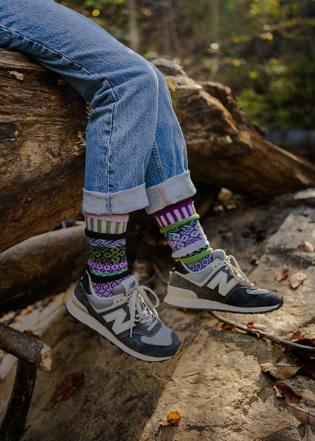 La Seine Crew Socks | Eco-Friendly & Made in the USA: M (Women8-10/Men7-9)