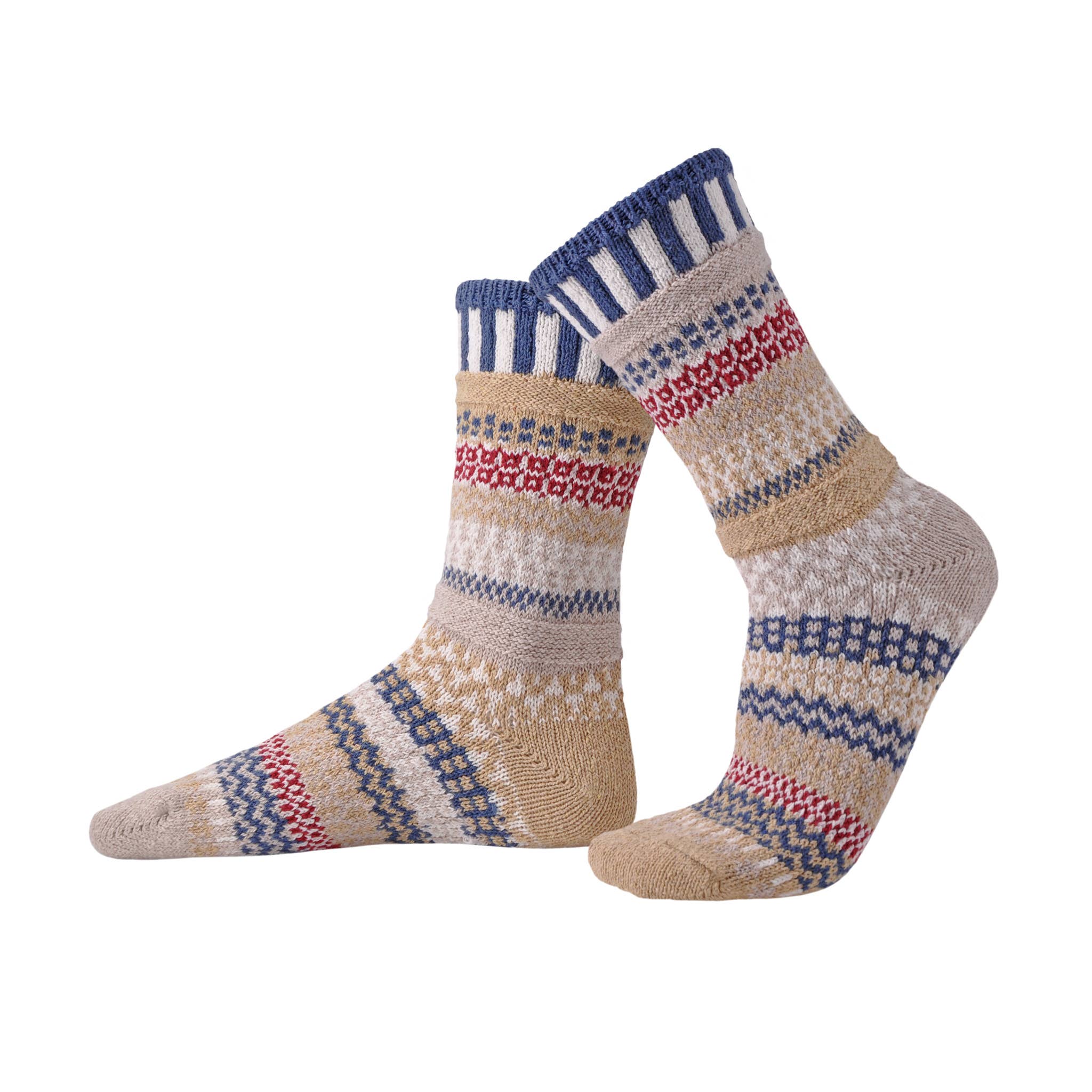 Bateau Mouche Crew Socks | Eco-Friendly & Made In The USA: Medium (Women 8 - 10 / Men 7 - 9)