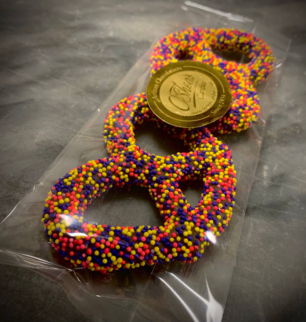 O’Gourmet Dark Chocolate 2PK Pretzel w/ Nonpareils 🥨