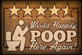 Poop Aluminum Sign