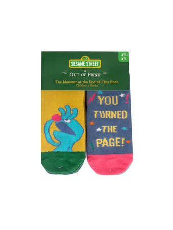 Monster End Book Socks 2T-3T
