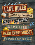 Lake House Tin Sign