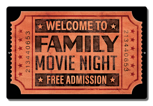 Movie Ticket - Aluminum