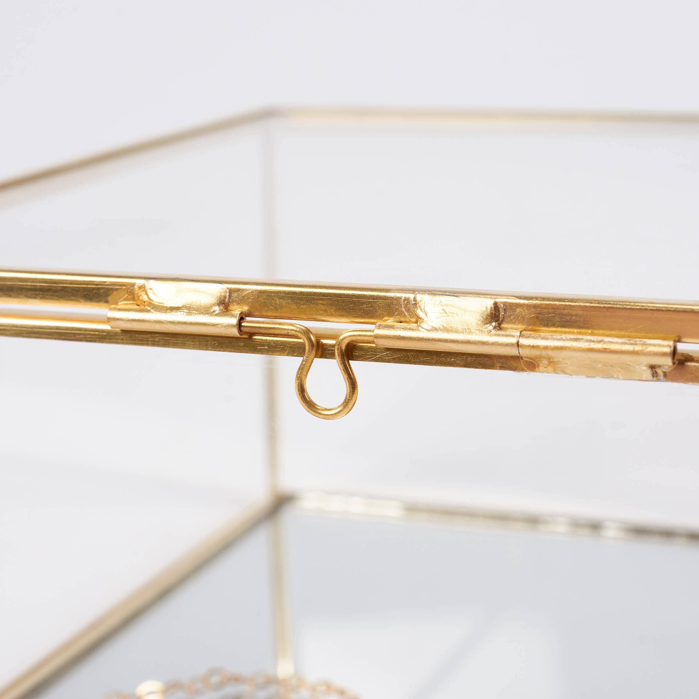 Glass Square Hinged Box Set