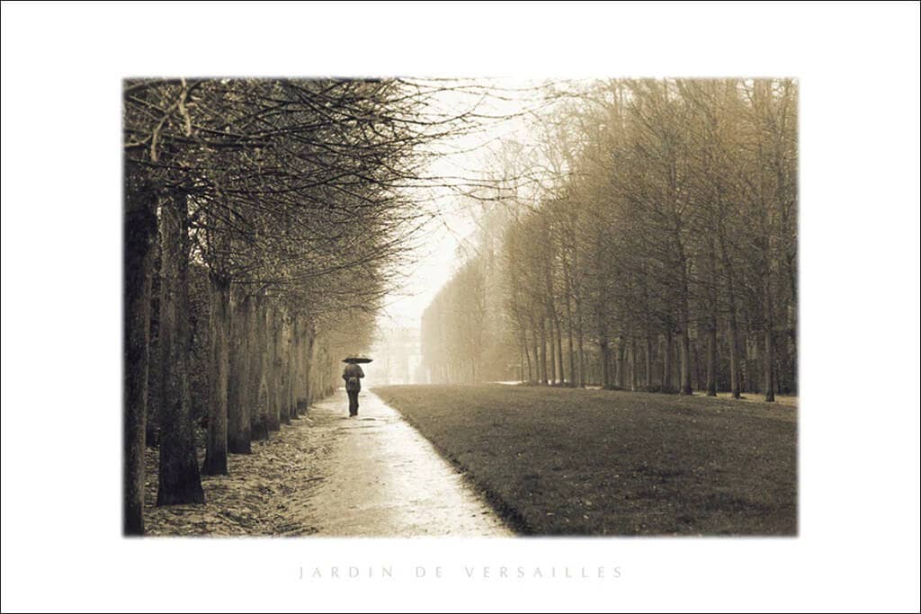 Jardin De Versailles Poster - 24"x36": Shrinkwrapped on Cardboard