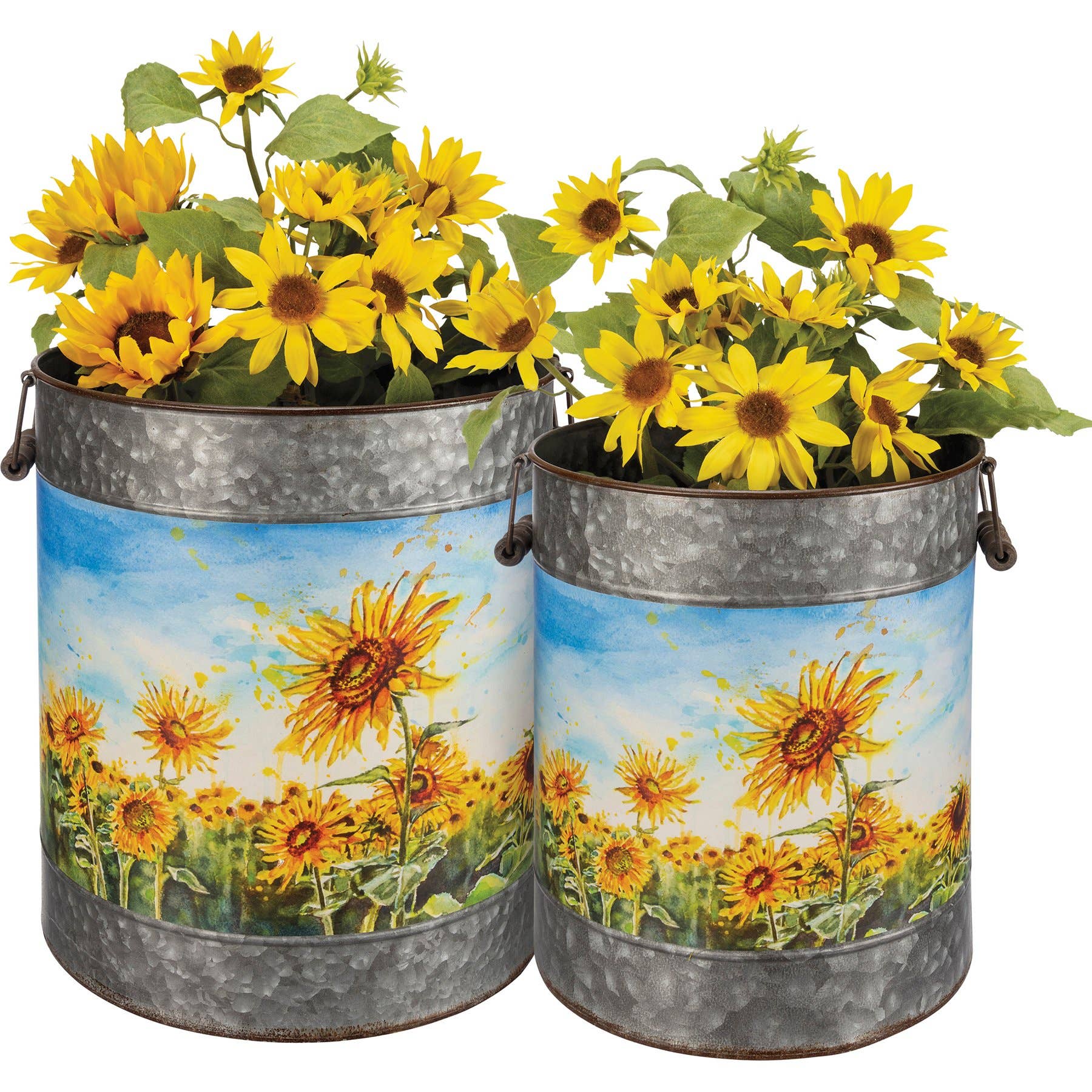 Sunflower Fields Bucket Set