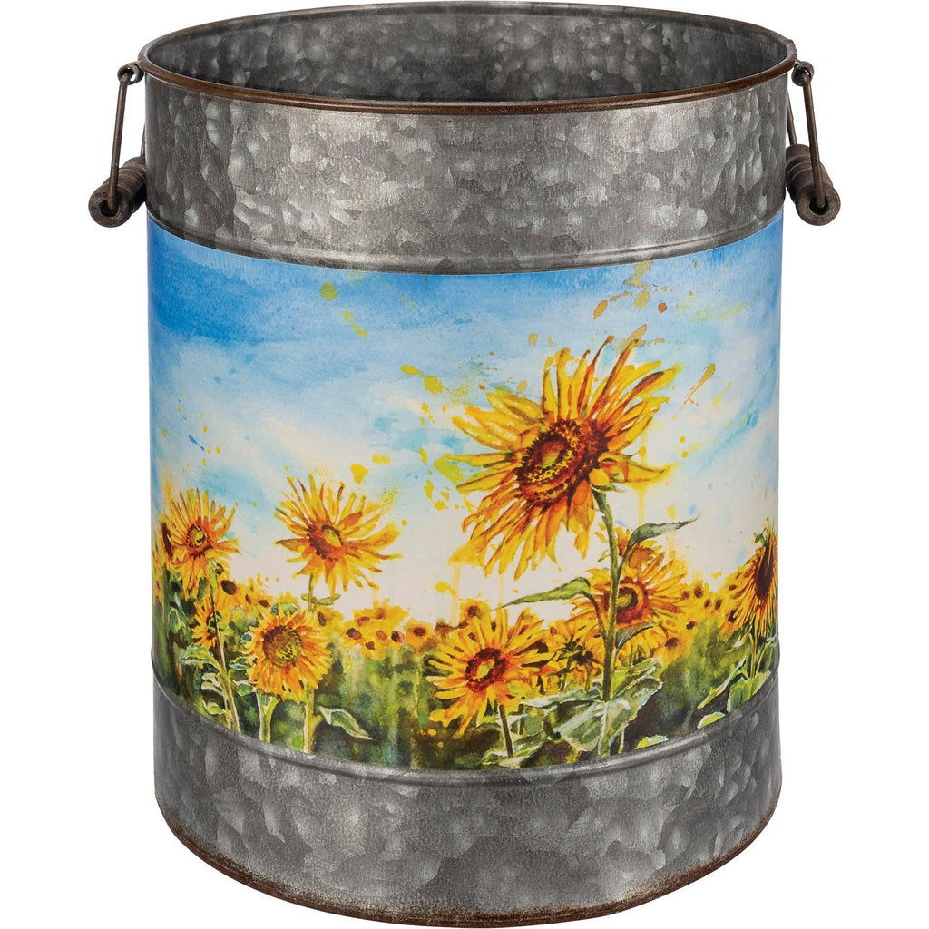 Sunflower Fields Bucket Set