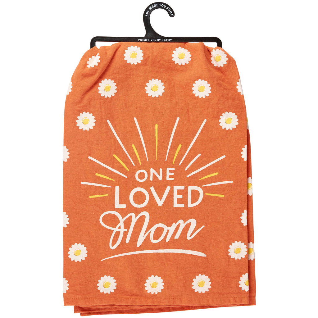 One Loved Mom Kitchen Towel