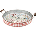 Farmhouse Floral Tray