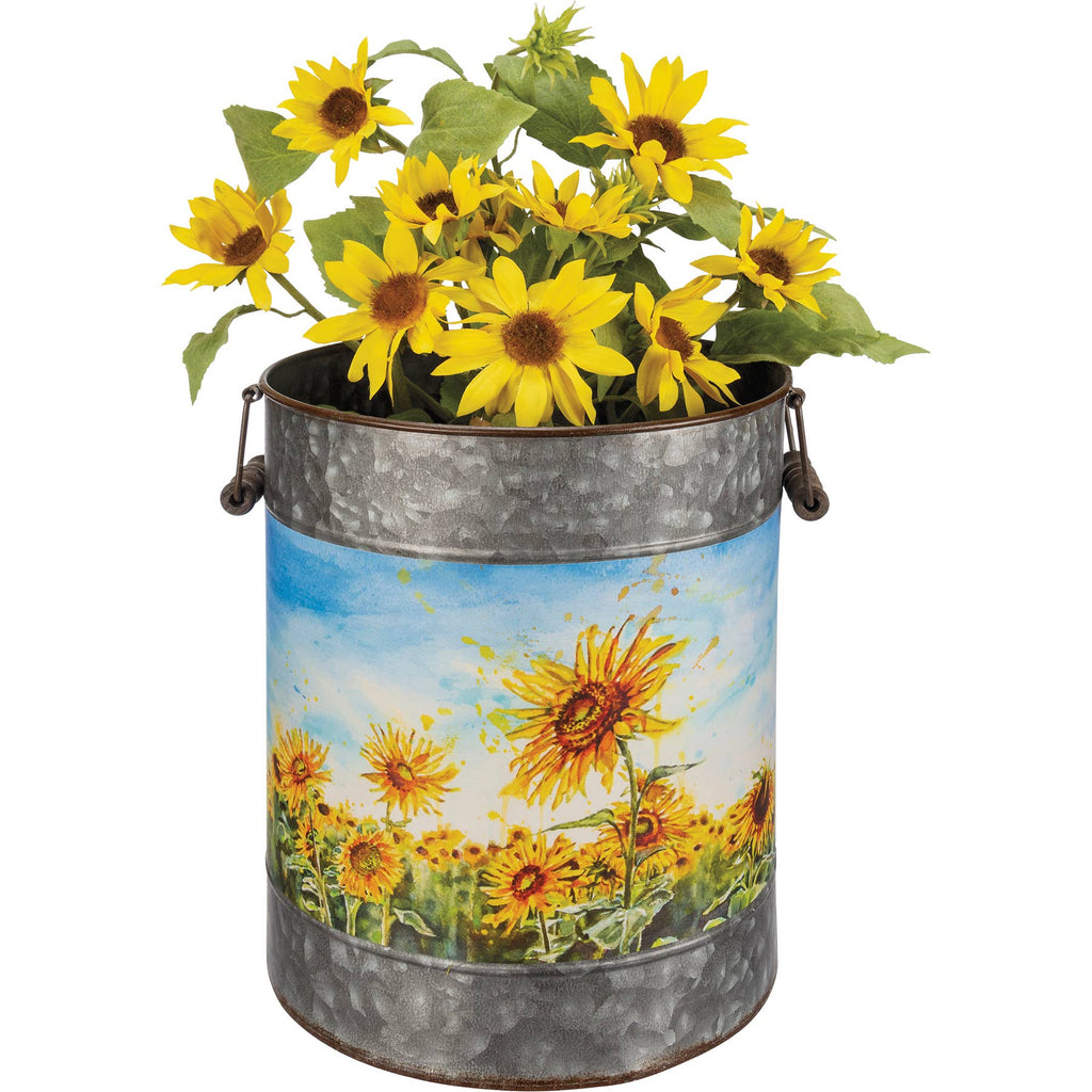 Sunflower Fields Bucket Set