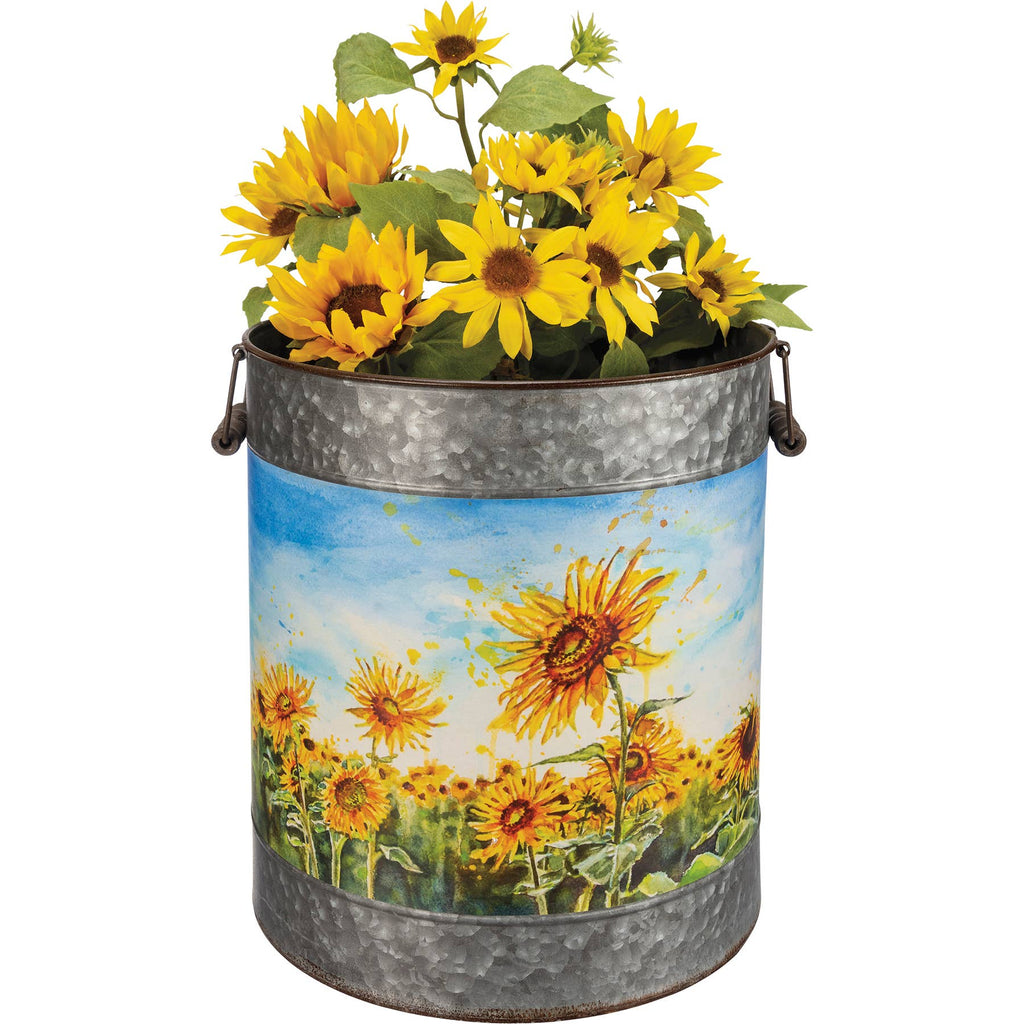 Sunflower Fields Bucket Set