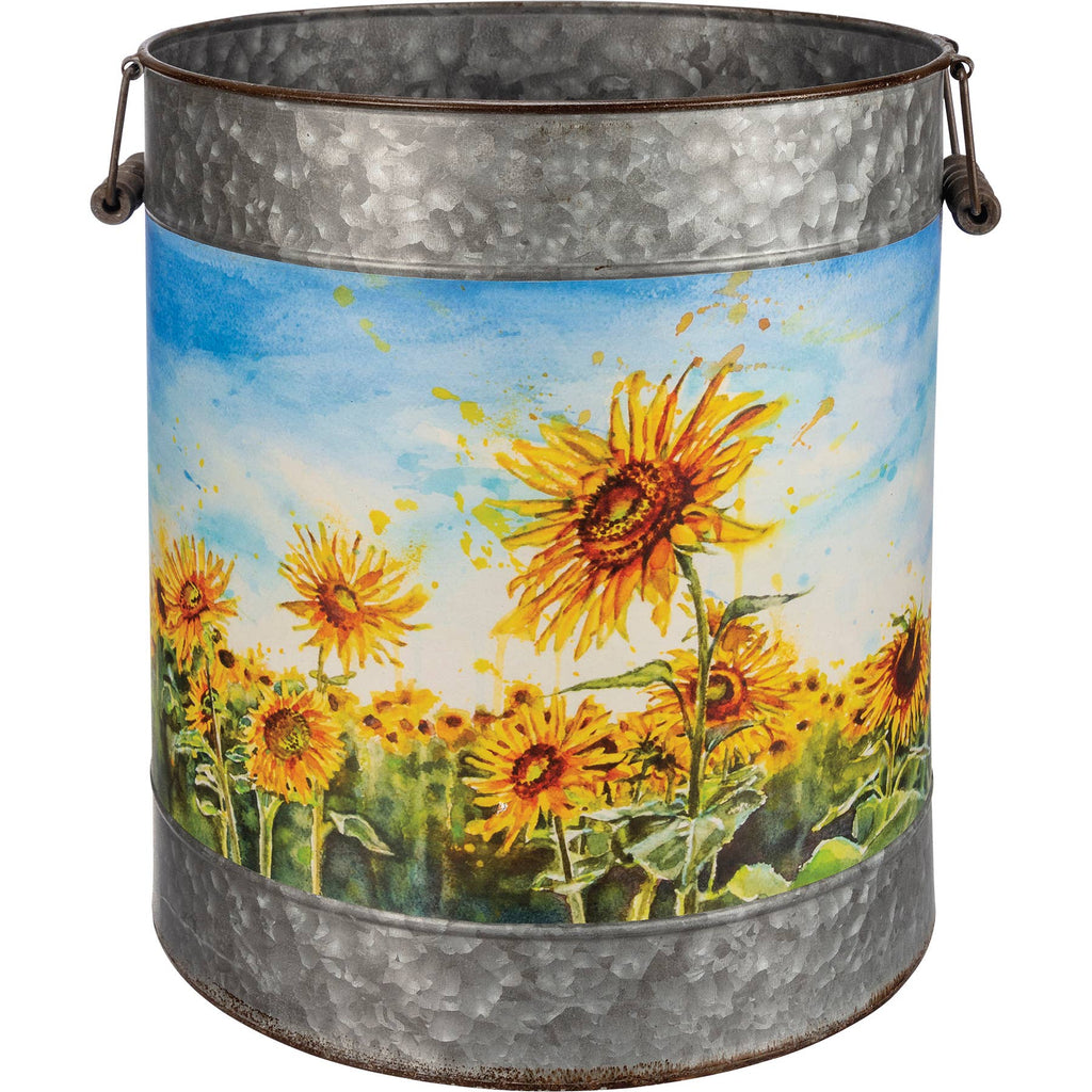 Sunflower Fields Bucket Set