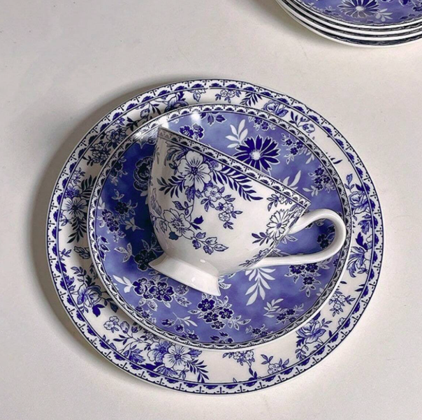 Porcelain Tea Cup with Saucer
