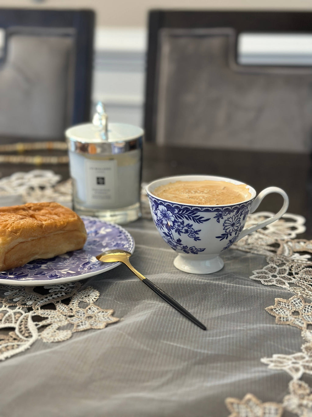Porcelain Tea Cup with Saucer