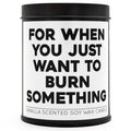 For When You Just Want to Burn Something Scented Candle