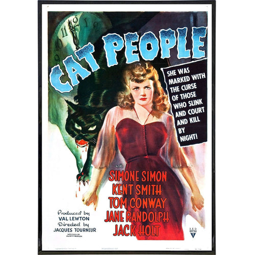 Cat People Film Poster Print: Board & Bagged