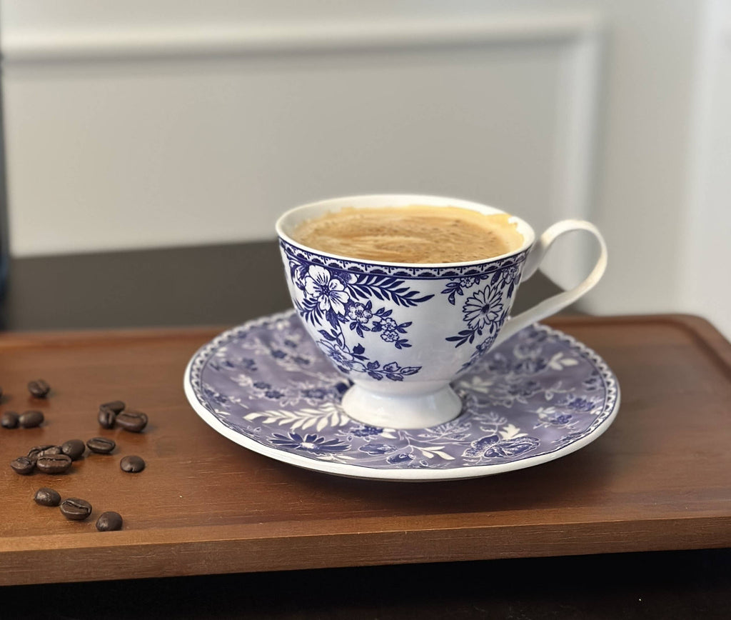 Porcelain Tea Cup with Saucer
