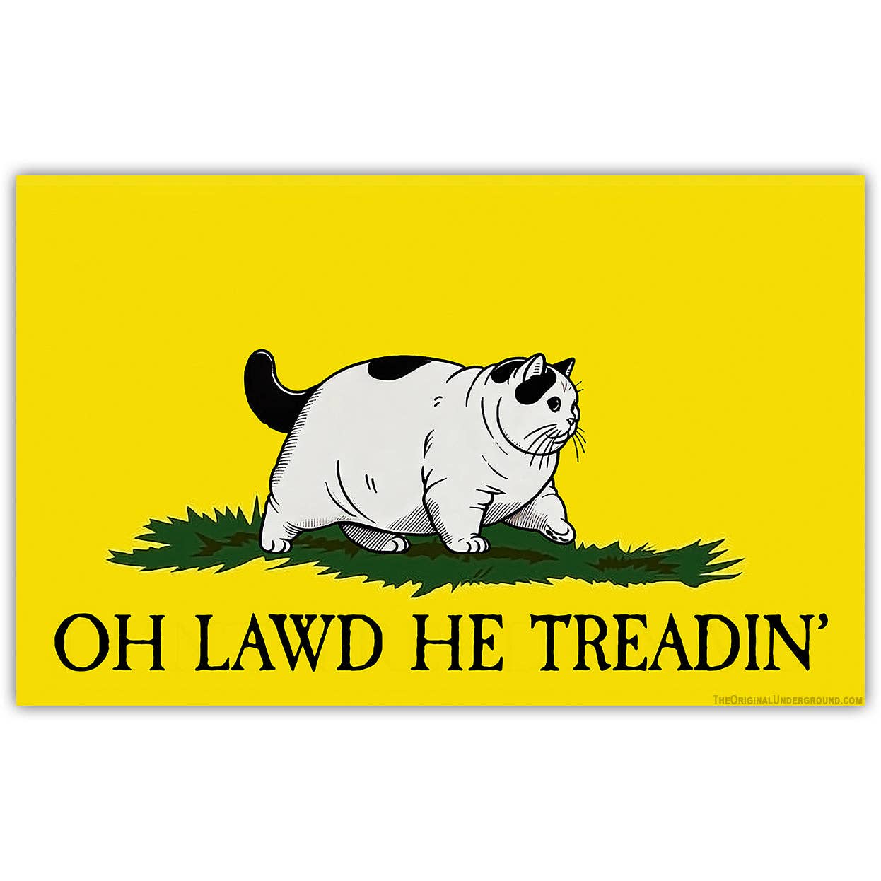 Oh Lawd He Treadin' Sticker: Default