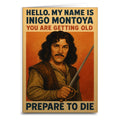 You Are Getting Old Prepare to Die Birthday Greeting Card: Card & Envelope Only