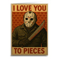I Love You to Pieces Greeting Card: Card & Envelope Only