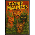 Catnip Madness Poster Print: Board & Bagged