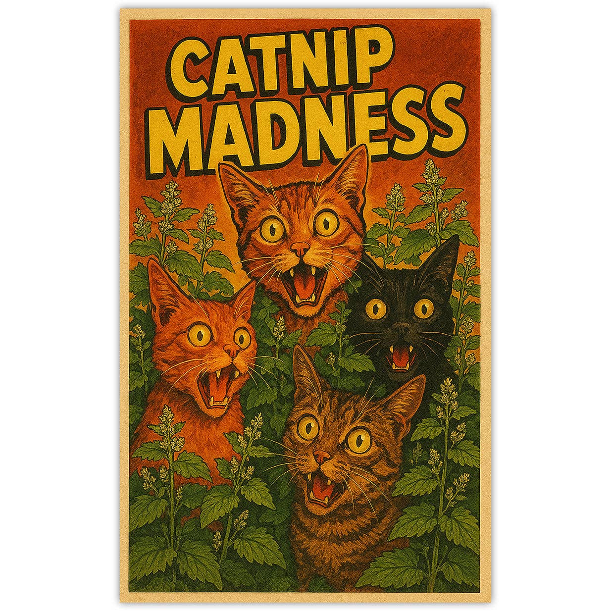 Catnip Madness Sticker: Default