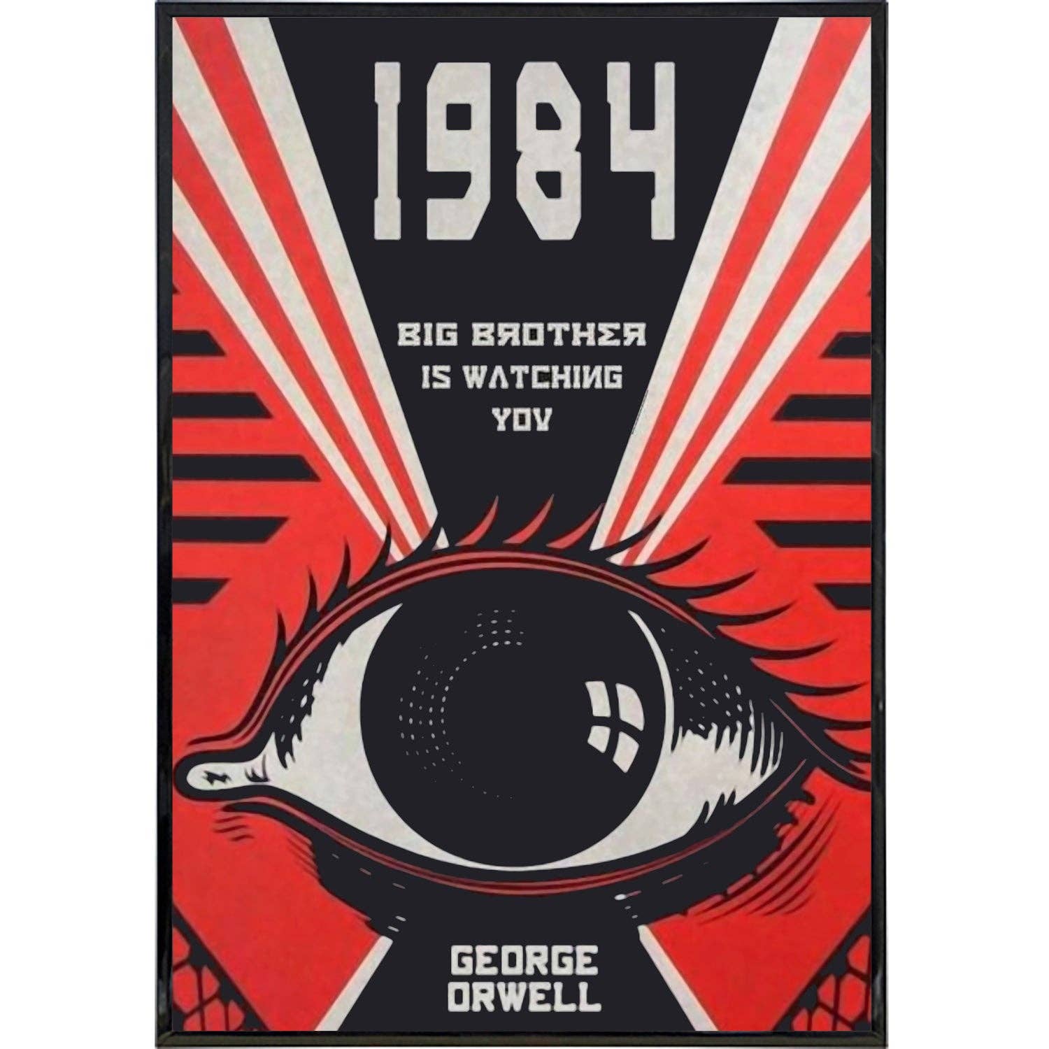 1984 George Orwell Cover Print: Board & Bagged