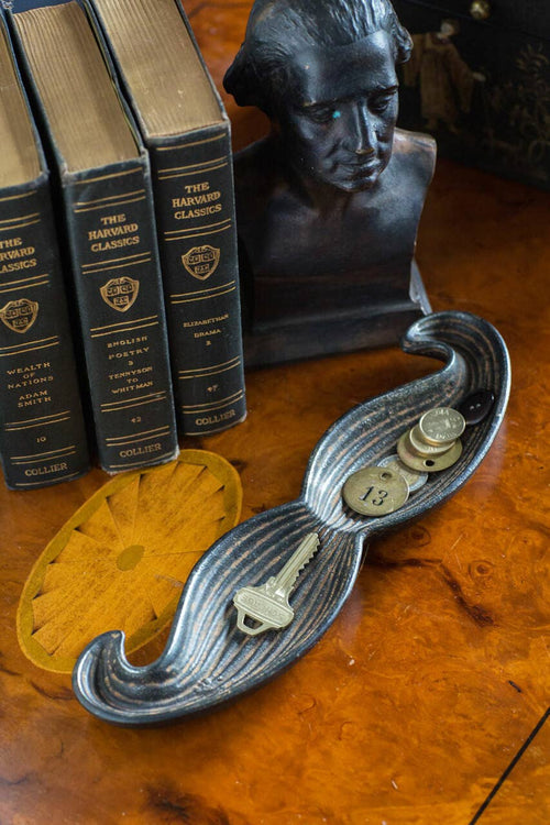 Cast Iron Mustache Dish