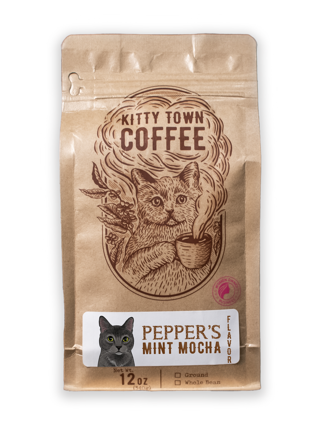 Pepper's Mint Mocha: Whole Bean