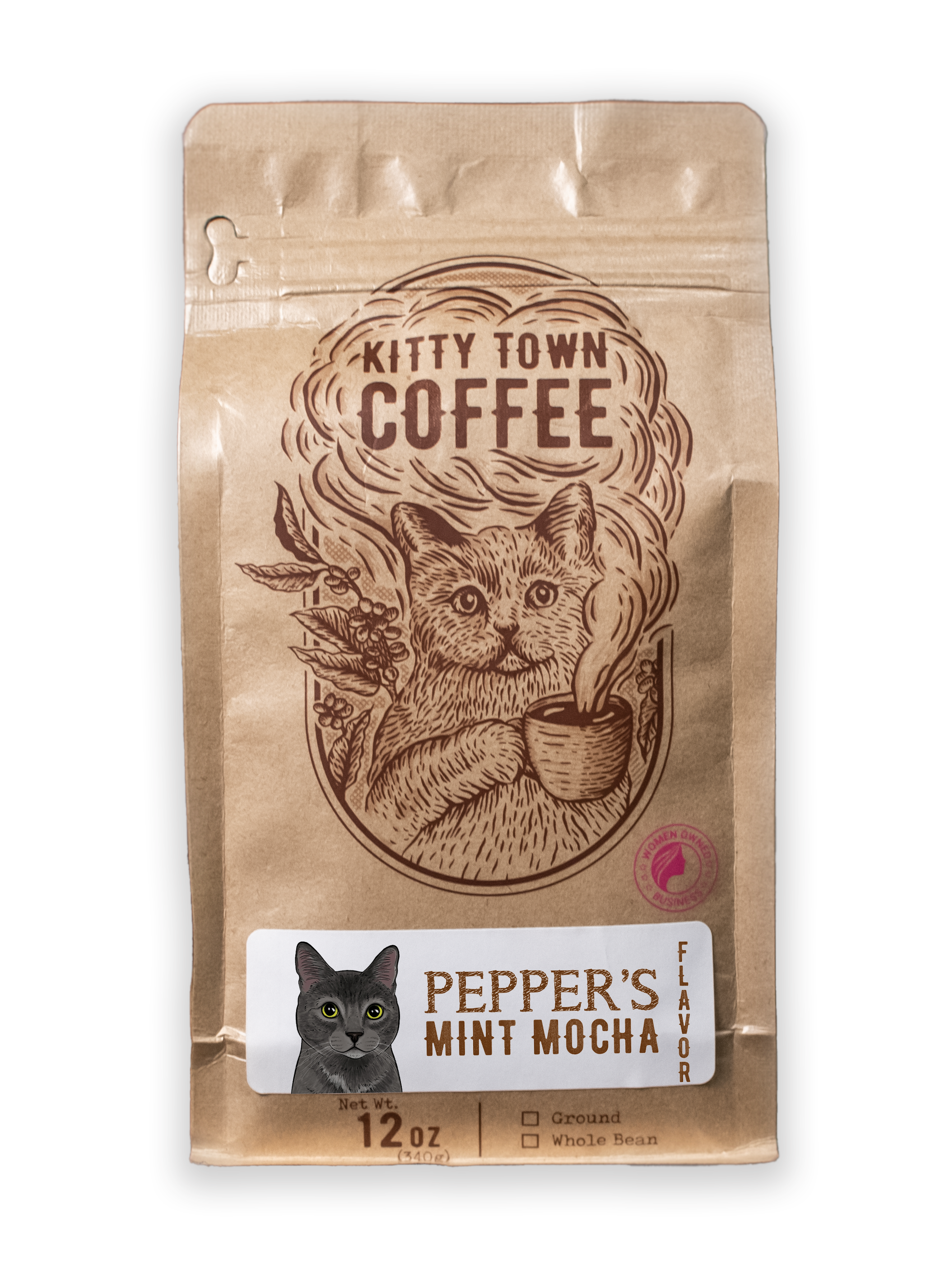 Pepper's Mint Mocha: Whole Bean