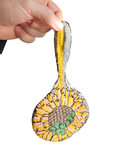 19th or early 20th-century micro-beaded Flower Purse