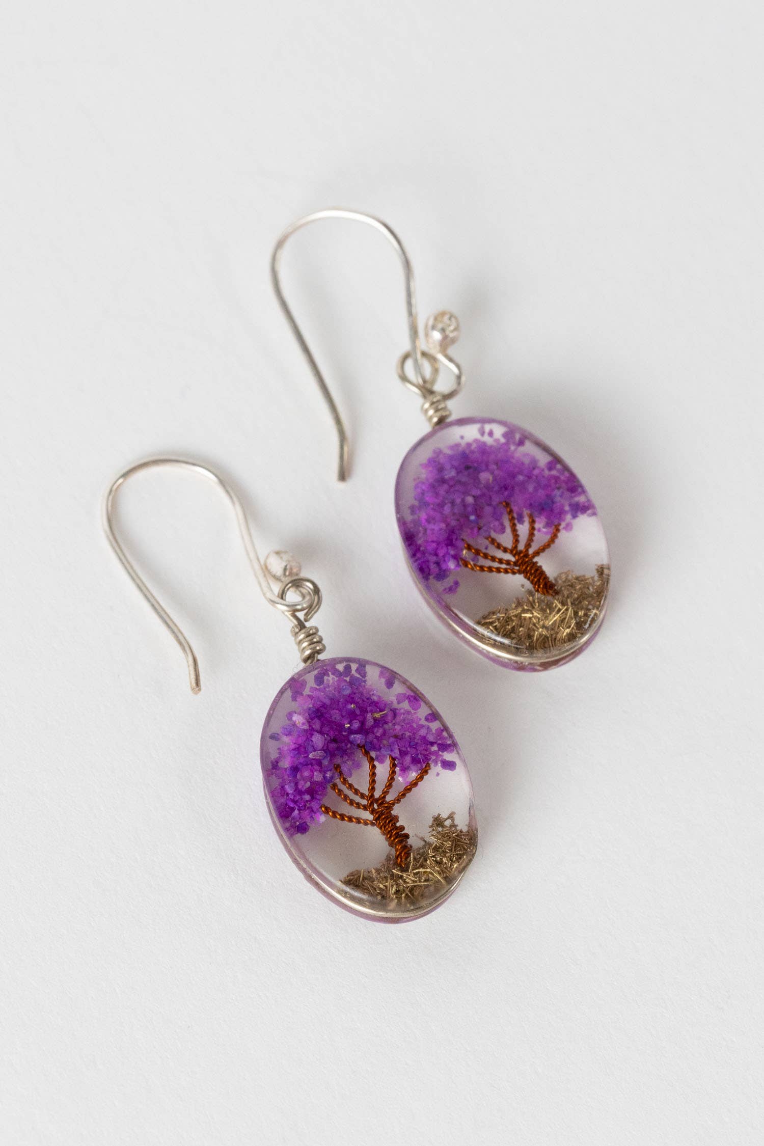 Purple Arbol Earrings