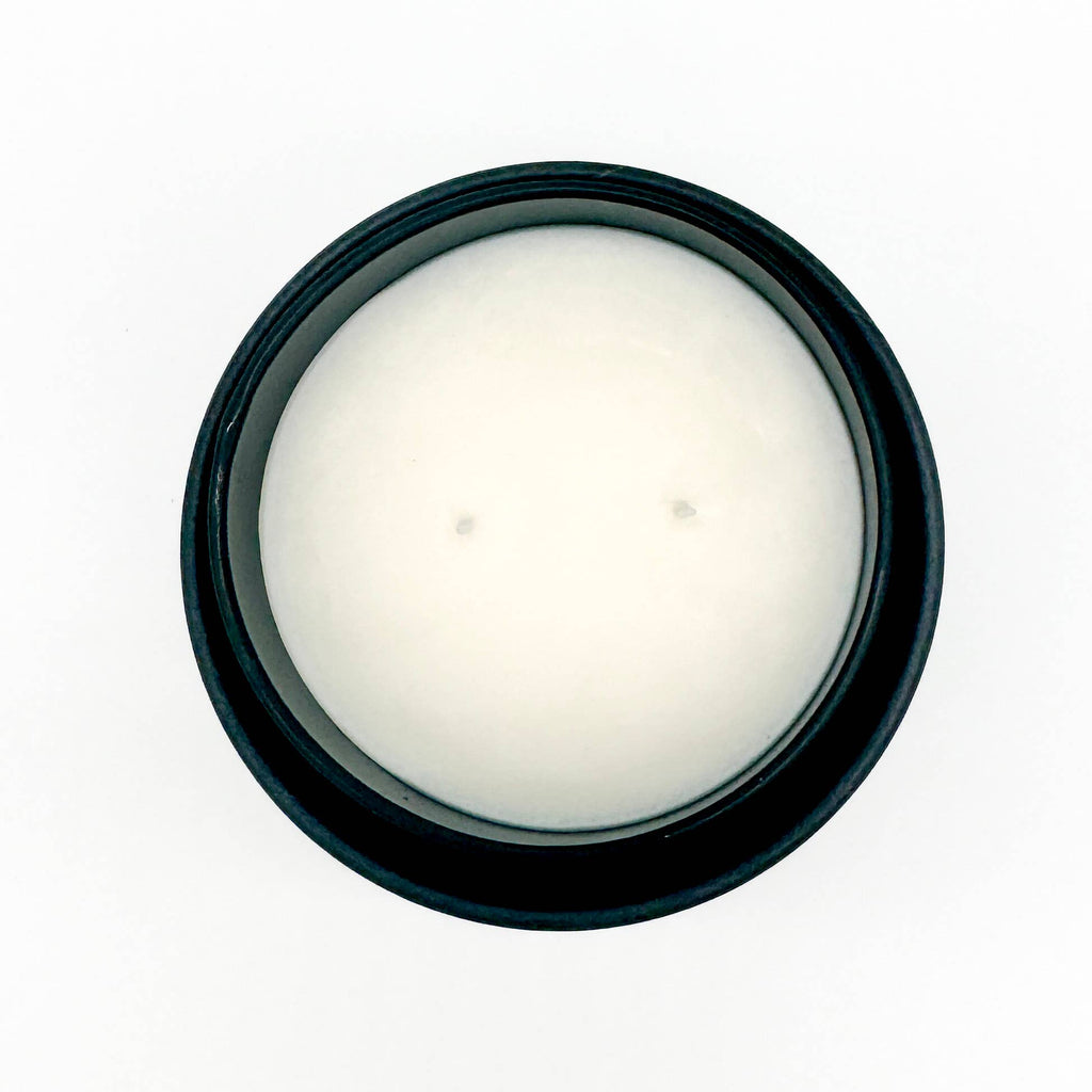 Bookish Character Candle – Sexy Beast | Dark Oak & Bourbon: Gold Metal Lid Only