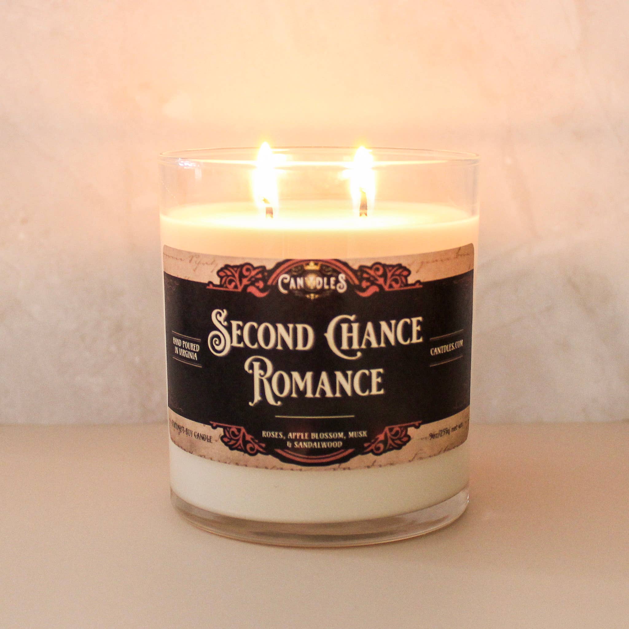 Second Chance Romance | Rose Scented Valentine's Day Candle