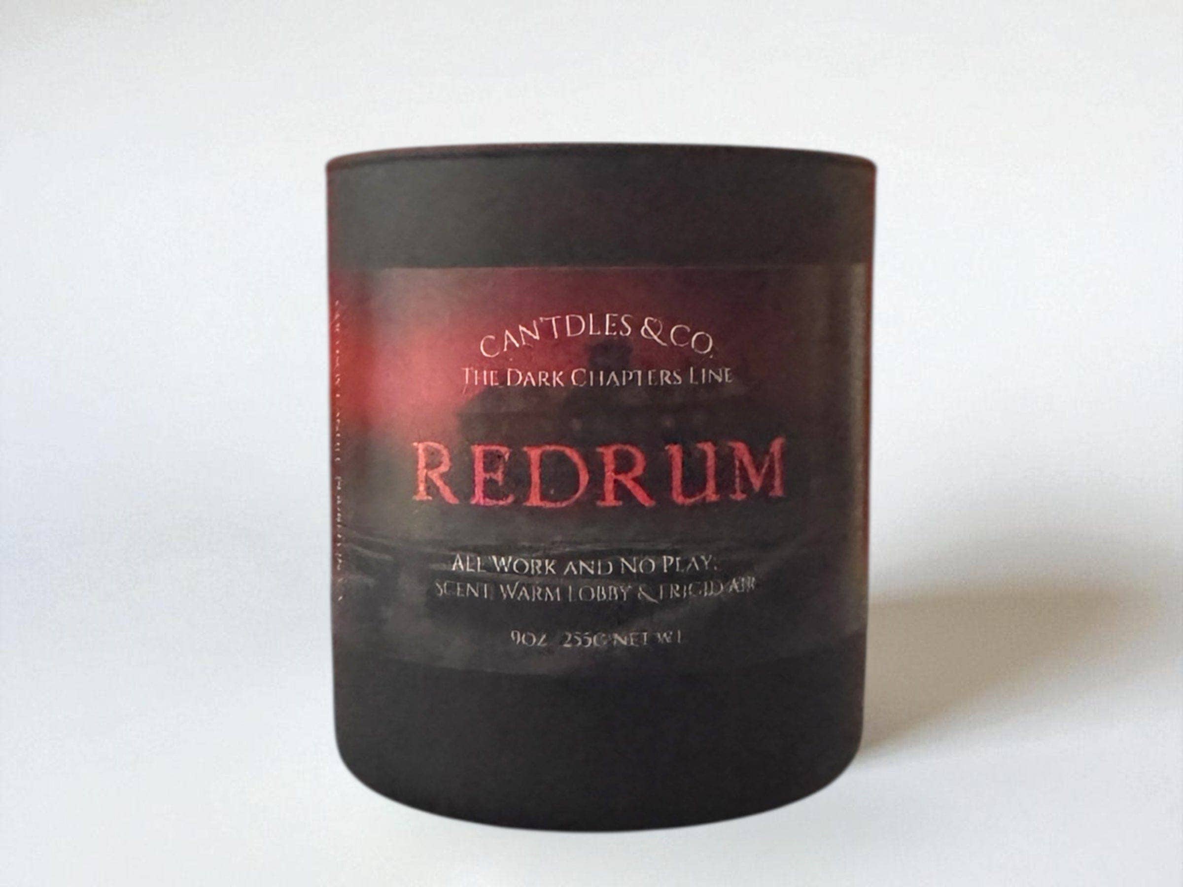 Redrum – Aged Wood & Fireplace Candle | The Shining Inspired | Dark Chapters Collection